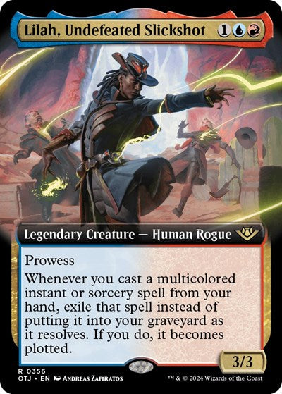 Lilah, Undefeated Slickshot (Extended Art) (Outlaws of Thunder Junction) Near Mint