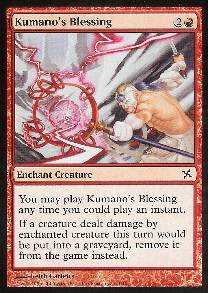 Kumano's Blessing (Betrayers of Kamigawa) Near Mint Japanese