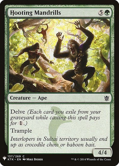Hooting Mandrills (Mystery Booster) Near Mint