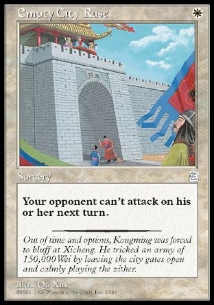 Empty City Ruse (Portal Three Kingdoms) Near Mint Japanese
