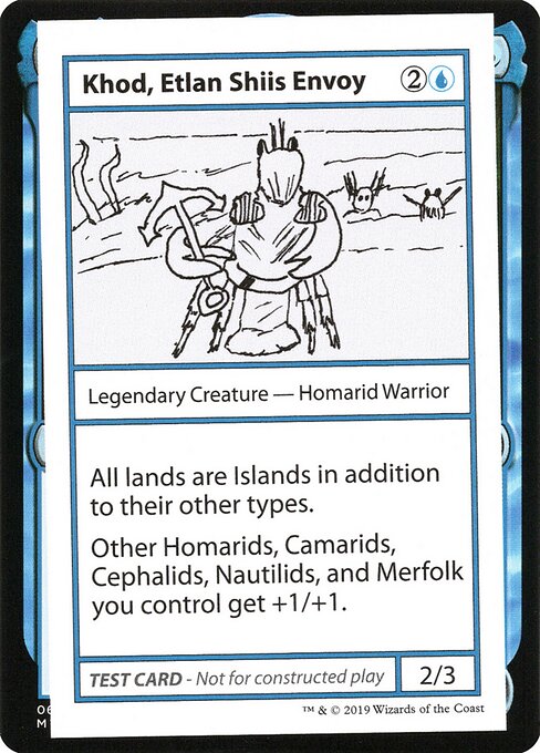Khod Etlan Shiis Envoy (No PW Symbol) (Mystery Booster Test Print 2021) Near Mint