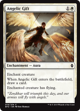 Angelic Gift (Battle for Zendikar) Near Mint Foil