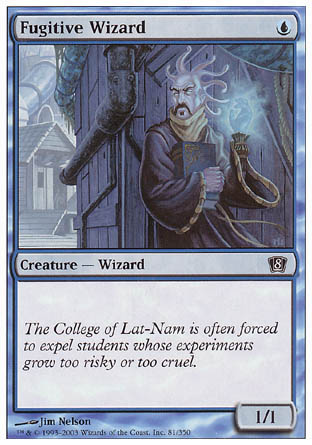 Fugitive Wizard (8th Edition) Light Play