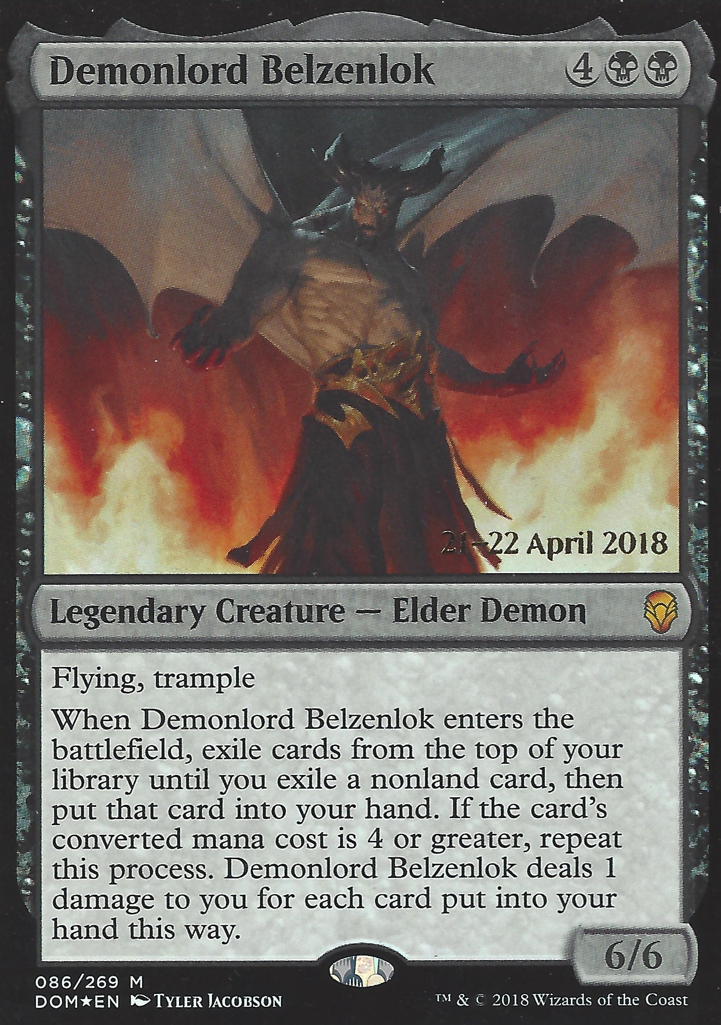 Demonlord Belzenlok (Prerelease) (Promotional Cards) Near Mint Foil