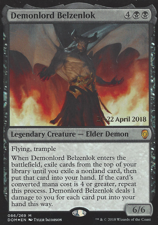 Demonlord Belzenlok (Prerelease) (Promotional Cards) Near Mint Foil