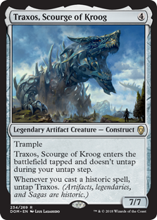 Traxos, Scourge of Kroog (Dominaria) Near Mint Foil