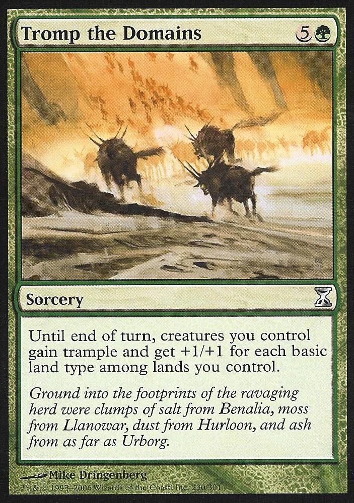 Tromp the Domains (Time Spiral) Near Mint Japanese