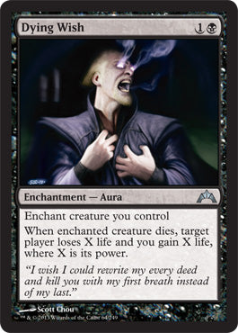 Dying Wish (Gatecrash) Near Mint Foil