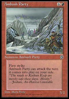 Ambush Party (2) (Homelands) Near Mint Portuguese