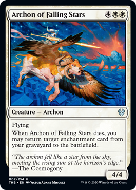Archon of Falling Stars (Theros Beyond Death) Near Mint Foil