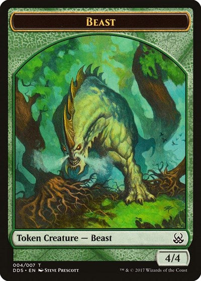 Beast Token (Duel Decks: Mind vs Might) Near Mint