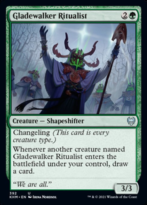 Gladewalker Ritualist (Kaldheim) Near Mint