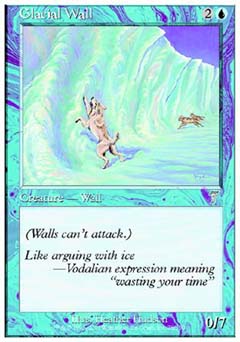Glacial Wall (7th Edition) Near Mint Foil
