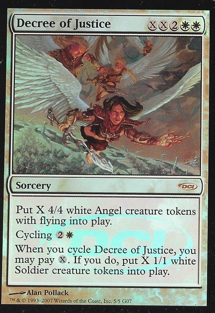 Decree of Justice (DCI Judge) (Promotional Cards) Near Mint