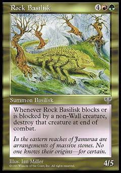 Rock Basilisk (Mirage) Near Mint Italian