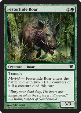 Festerhide Boar (Innistrad) Near Mint