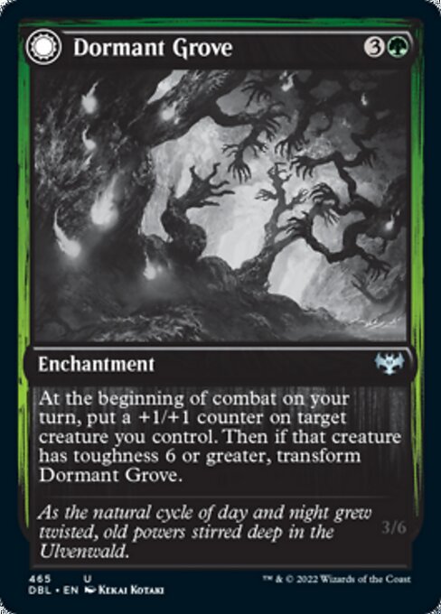 Dormant Grove / Gnarled Grovestrider (Innistrad: Double Feature) Near Mint