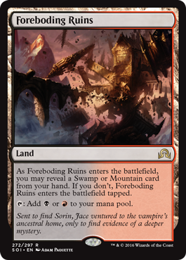 Foreboding Ruins (Shadows Over Innistrad) Near Mint Foil