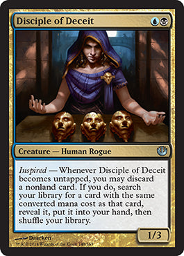 Disciple of Deceit (Journey into Nyx) Near Mint Foil