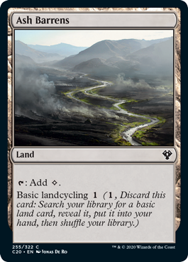 Ash Barrens (Commander 2020 Ikoria) Near Mint