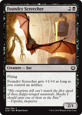 Foundry Screecher (Kaladesh) Near Mint Foil
