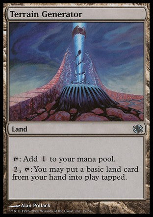 Terrain Generator (Duel Decks: Jace vs Chandra) Near Mint Japanese