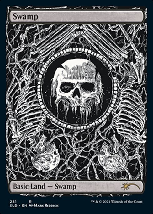 Swamp 241 (Secret Lair) Near Mint