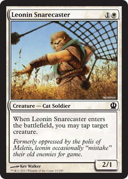 Leonin Snarecaster (Theros) Near Mint Foil Japanese