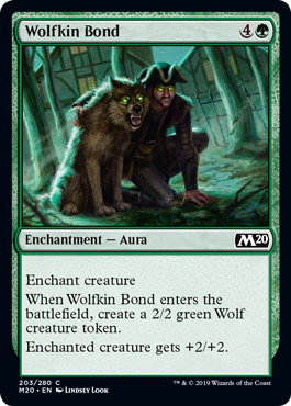 Wolfkin Bond (Magic 2020 Core Set) Near Mint