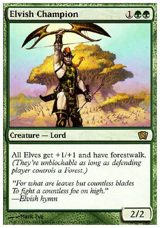 Elvish Champion (8th Edition) Near Mint Foil
