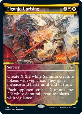 Eiganjo Uprising (Showcase) (Kamigawa: Neon Dynasty) Near Mint