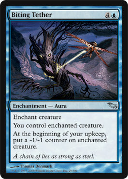 Biting Tether (Shadowmoor) Near Mint Foil