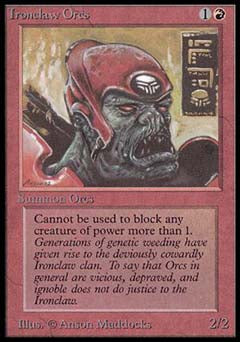 Ironclaw Orcs (Beta) Near Mint