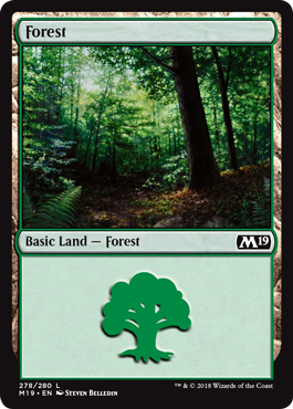 Forest (278) (Magic 2019 Core Set) Near Mint