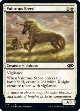 Valorous Steed (Jumpstart 2022) Near Mint