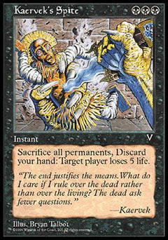 Kaervek's Spite (Visions) Near Mint