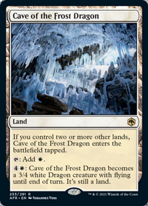Cave of the Frost Dragon (Adventures in the Forgotten Realms) Near Mint