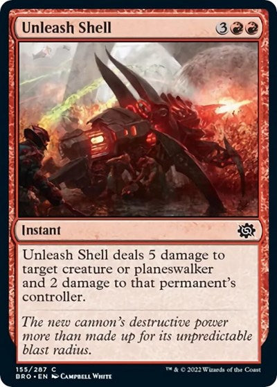 Unleash Shell (The Brothers' War) Near Mint Foil