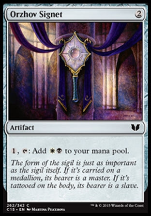 Orzhov Signet (Commander 2015) Near Mint