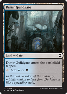 Dimir Guildgate (Commander 2018) Near Mint