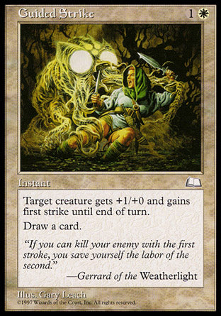 Guided Strike (Weatherlight) Near Mint