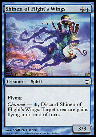 Shinen of Flight's Wings (Saviors of Kamigawa) Light Play