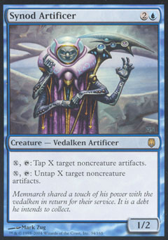 Synod Artificer (Darksteel) Light Play Foil