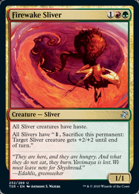 Firewake Sliver (Time Spiral Remastered) Near Mint Foil