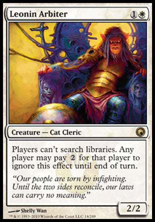 Leonin Arbiter (Scars of Mirrodin) Near Mint