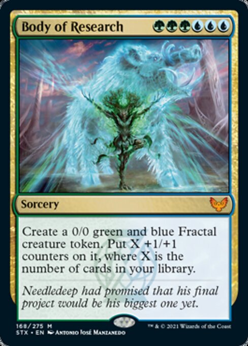 Body of Research (Strixhaven) Near Mint Foil
