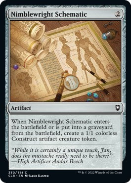Nimblewright Schematic (Commander Legends: Battle for Baldur's Gate) Near Mint