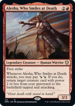 Alesha, Who Smiles at Death (Commander: Dominaria United) Near Mint
