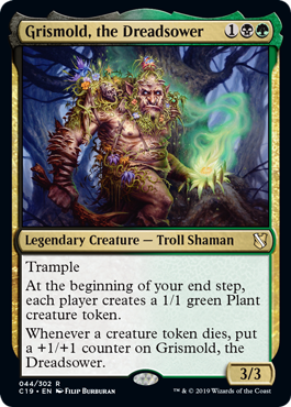 Grismold, the Dreadsower (Commander 2019) Near Mint
