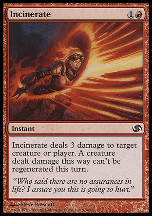 Incinerate (Duel Decks: Jace vs Chandra) Near Mint